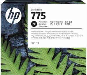 HP 775 500-ml Photo Black Ink Cartridge, 1XB21A