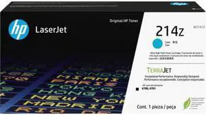 HP 214Z Ultra High Yield Cyan Original LaserJet Toner Cartridge, ~26,000 pages,