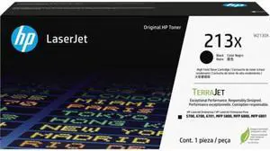 HP 213X High Yield Black Original LaserJet Toner Cartridge, ~9,000 pages, W2130X