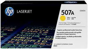 HP 507A Yellow Original LaserJet Toner Cartridge, ~6,000 pages, CE402A