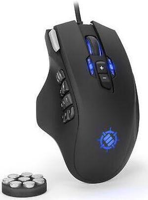 ENHANCE Theorem 2 MMO Gaming Mouse with 13 Programmable Side Buttons