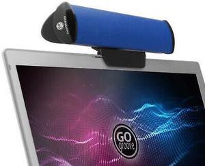 USB Laptop Computer Speaker with Clip-On Portable Soundbar Design
