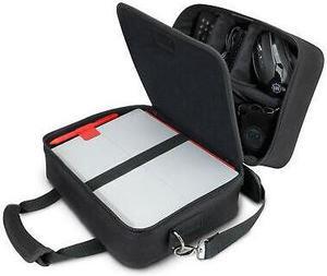 Portable Electronics Bag with Custom Storage , Shoulder Strap & Padded Interior