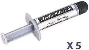Arctic Silver Arctic Silver 5 Thermal Compound 3.5 Gram - Lot of 5 AS5-3.5G X5