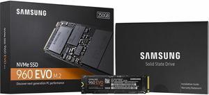 Samsung 960 EVO 250GB SSD M.2 NVMe PCIe Internal Solid State Drive MZ-V6E250BW