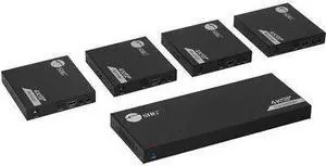 SIIG 1x4 HDMI Splitter Over Cat6 Extender with Loopout, IR, ARC & RS-232 - OEM