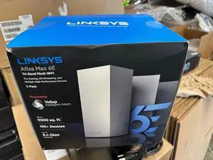 OB Linksys Atlas Max 6E AXE8400 Wireless Tri-Band Router - 3 Pack Router System