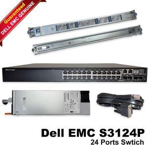 Dell Networking S3124P Switch-24 Ports Managed | Network Switch F8NYC 463-7670