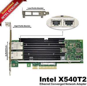 Intel X540-T2 Dual-Port 10Gb Ethernet PCI-Express x8 Converged Network Adapter