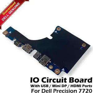 Dell Precision 7720 Left-side IO Circuit Board with USB Mini DP HDMI Ports 81T6H