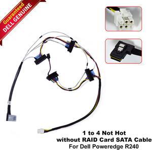 Dell PowerEdge R240 1 to 4 Not Hot-Swappable SATA Cable No RAID Card 2F8RD