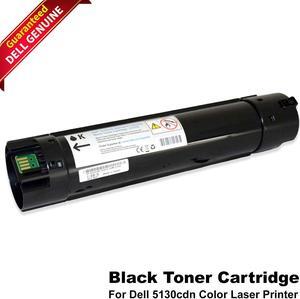Genuine Dell 5130CDN Color Laser Printer Toner Cartridge U157N Black