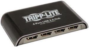 Tripp Lite 4-Port Desktop Hi-Speed USB 2.0 USB 1.1 Hub 480Mbps 4ft Cable