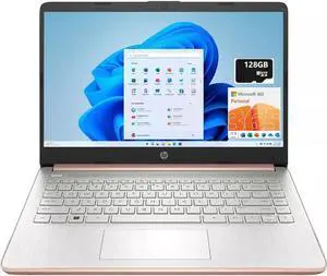 HP Laptop 14" HD Intel Celeron N4120 8GB 128GB eMMC +MicroSD Office 365 Gold