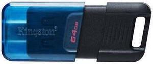 Kingston DataTraveler 80 M 64GB USB 3.2 [Gen 1] Type C Flash Drive (dt80m-64gb)