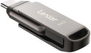 Lexar LJDD40064GB Jumpdrive D400 Usb 3.1 Flash Drive, 64 Gb, Titanium