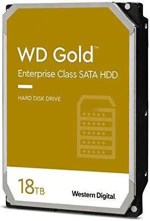 Western Digital Gold WD181KRYZ 18 TB Hard Drive - 3.5" Internal - SATA - OEM
