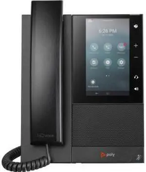 Poly CCX 505 Business Media Phone with Open SIP and PoE-enabled
