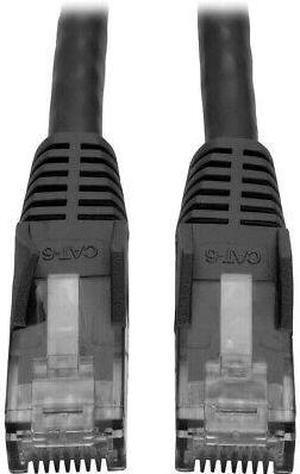 Tripp Lite N201-100-Bk Patch Cable Gigabit Snagless Molded Cat6 Rj45 M/M 100Ft