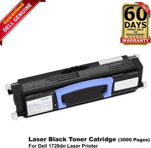 Genuine Dell 1720 Toner Cartridge 3000 Pages Black Laser Printer PY408 1720DN