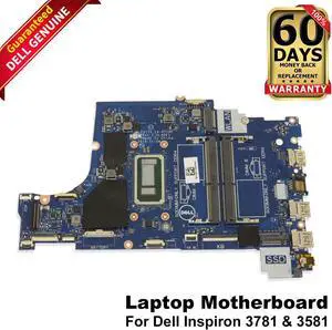 Dell Inspiron 3781/3581 Motherboard i3-7020U 2.3GHz Dual Core LA-G714P M5KN5