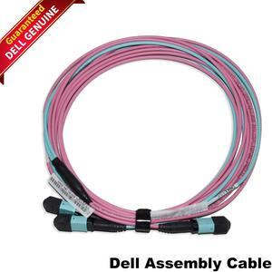Dell 5M MPO12 OM4 Fiber Optic Cable - High-Speed Data Center 40/100Gbps GVYJG