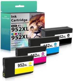 4-Pack 952XL 952 XL Ink Cartridges for HP OfficeJet Pro 8210 7740 8210 8715 - OEM