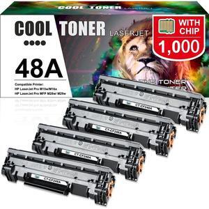 4PK Compatible for HP 48A Toner CF248A LaserJet Pro M15w M16a MFP M28w M28a M29w - OEM