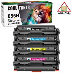 4PK Toner Compatible for Canon 055H 055 imageCLASS MF741Cdw MF743Cdw With Chip - OEM