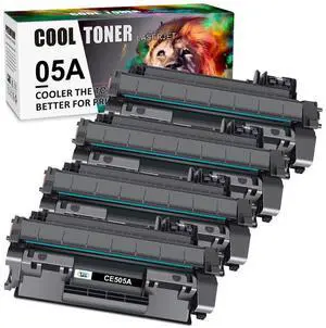 4PK CE505A Toner Cartridge For HP 05A LaserJet P2035n P2035 P2055dn P2050 P2030 - OEM
