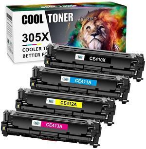4P CE410X-CE413A 305X Toner For HP LaserJet Pro 300 400 Color MFP M375nw M451nw - OEM