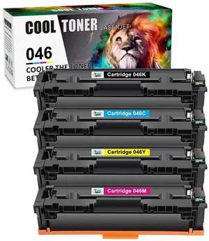4x 046 Toner Cartridge for Canon imageCLASS MF731cdw MF733cdw MF735cdw LBP654Cdw - OEM