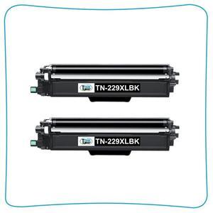 2PK TN229XL TN229 Toner Black Compatible for Brother TN229XLBK Toner Cartridge - OEM
