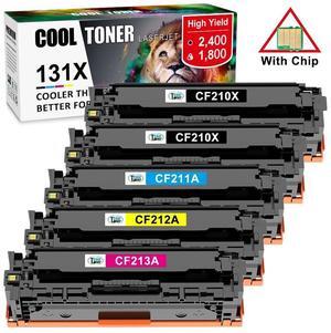 5PK CF210A Toner Cartridge For HP 131A LaserJet Pro 200 Color M251 M251nw M276nw - OEM