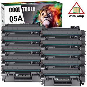 10PK CE505A Toner Cartridge for HP 05A Toner LaserJet P2035 P2035n P2055dn P2030 - OEM