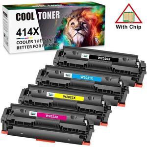 WITH CHIP 4x HY Toner for HP 414A W2020A Laserjet Pro MFP M479fdw M479fdn M454dn - OEM