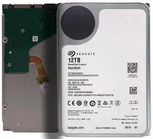 Seagate IronWolf 12TB 7200RPM SATA 6Gb/s 256MB 3.5" NAS Hard Drive ST12000VN0007