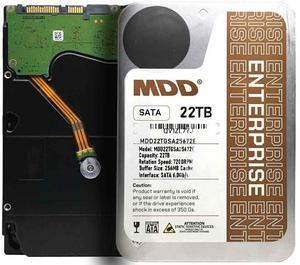 MDD 22TB 7200RPM 256MB Cache SATA 6.0Gb/s 3.5" Enterprise Hard Drive