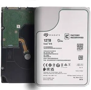 Seagate Exos X18 12TB 256MB 7200RPM 3.5in SATA6Gb/s Enterprise HDD ST12000NM000J