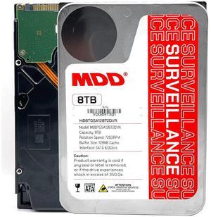 MDD 8TB 7200RPM 256MB Cache SATA 6.0Gb/s 3.5" Surveillance HDD - 3 Year Warranty