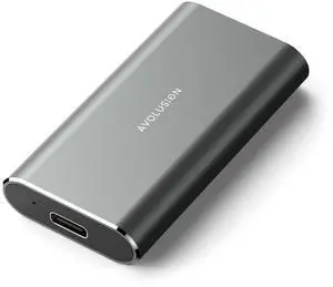 Avolusion S1 1TB USB 3.2 (10Gbps) USB-C External Portable SSD - up to 1000MB/s