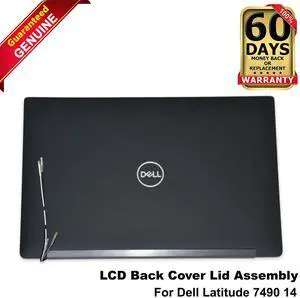 Dell Latitude 7490 Black 14" LCD Back Cover Lid Assembly R8RFM AM265000400 1FV9P Dell Latitude 7490 Black 14" LCD Back Cover Lid Assembly R8RFM AM265000400 1FV9P
