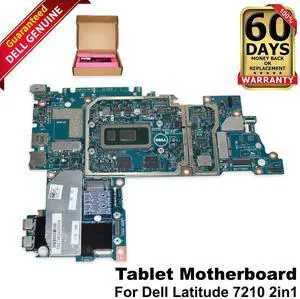 Dell Latitude 7210 2-in-1 Tablet Motherboard i3-10110U 4GB Ram LA-J321P 68J22