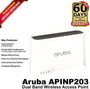 Lot of 10 HPE Aruba AP-203R-US Dual-Band Wireless Access Points APINP203 JY714A