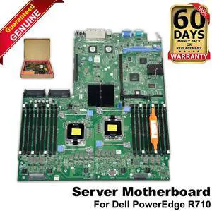 Dell PowerEdge R710 Server Motherboard 2x CPU Sockets 18x DDR3 DIMM Slots YDJK3