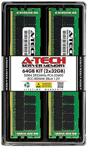 64GB 2x 32GB PC4-2933 RDIMM Lenovo ThinkStation P510 P500 P900 P720 Memory RAM