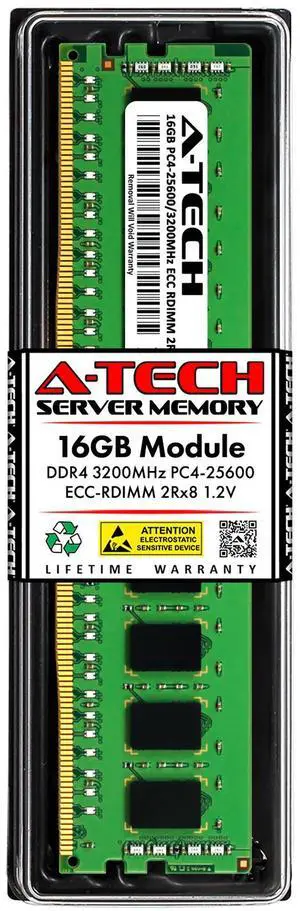 16GB DDR4 PC4-25600R RDIMM Lenovo 4X77A08632 Equivalent Server Memory RAM