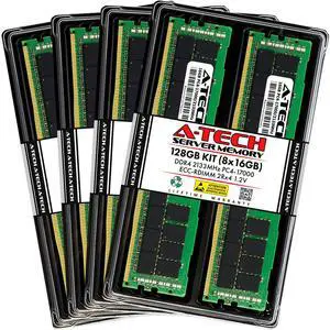 (NOT FOR HOME PC!) A-Tech 128GB 8x 16GB 2Rx4 PC4-17000R DDR4 2133 ECC REG RDIMM Server Memory RAM