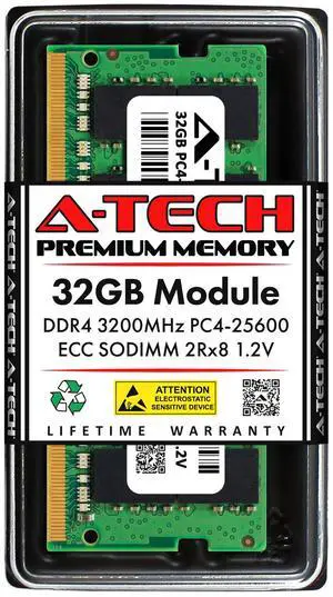 (NOT FOR HOME PC!) 32GB DDR4 PC4-25600 ECC SODIMM Replacement for Hynix HMAA4GS7AJR8N-XN Memory RAM (NOT FOR HOME PC!) 32GB DDR4 PC4-25600 ECC SODIMM Replacement for Hynix HMAA4GS7AJR8N-XN Memory RAM