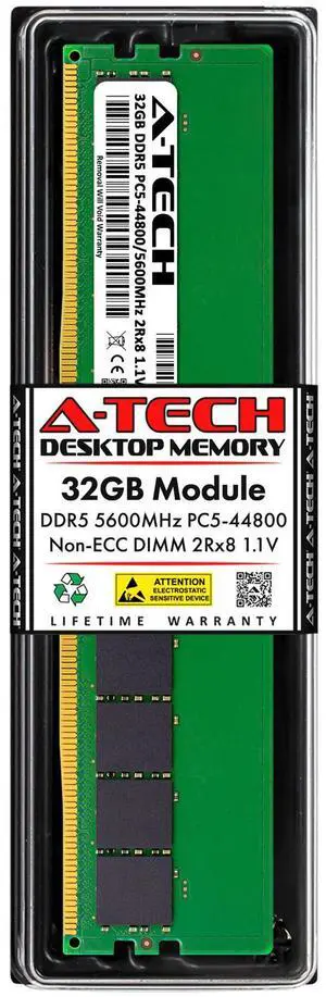 32GB DDR5 2Rx8 PC5-44800U DIMM Hynix HMCG88AGBUA Equivalent Desktop Memory RAM